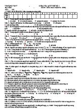 4 Đề kiểm tra 1 tiết số 1 môn Hóa học Lớp 10 - Năm học 2019-2020